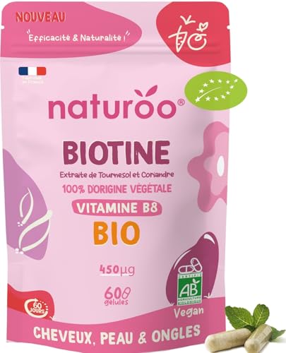 Naturoo Biotine B8 Bio 60 gélules