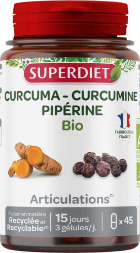 Superdiet Curcuma Pipérine Bio